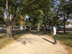 A view of the campground from our site