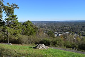 View from the top of Hot Springs Mountain
